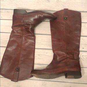 FRYE Melissa Leather Classic Boots Sz 8